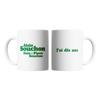 Mug BLANC J'ai Dix Ans