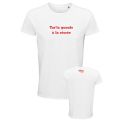 T-shirt BLANC Tar'ta gueule T-shirt BLANC Tar'ta gueule